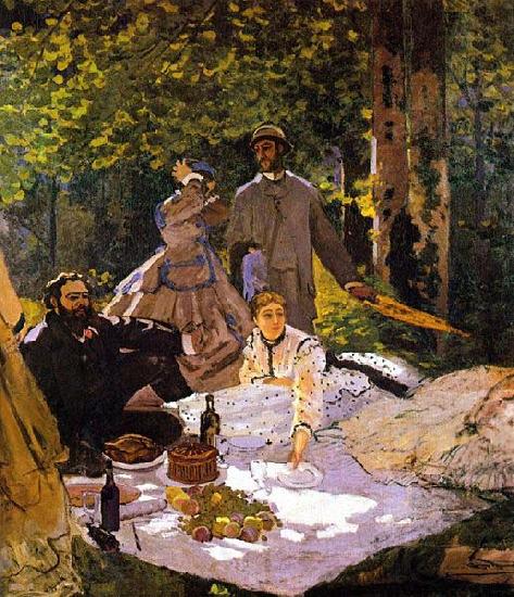 Claude Monet Le dejeuner sur lherbe Spain oil painting art
